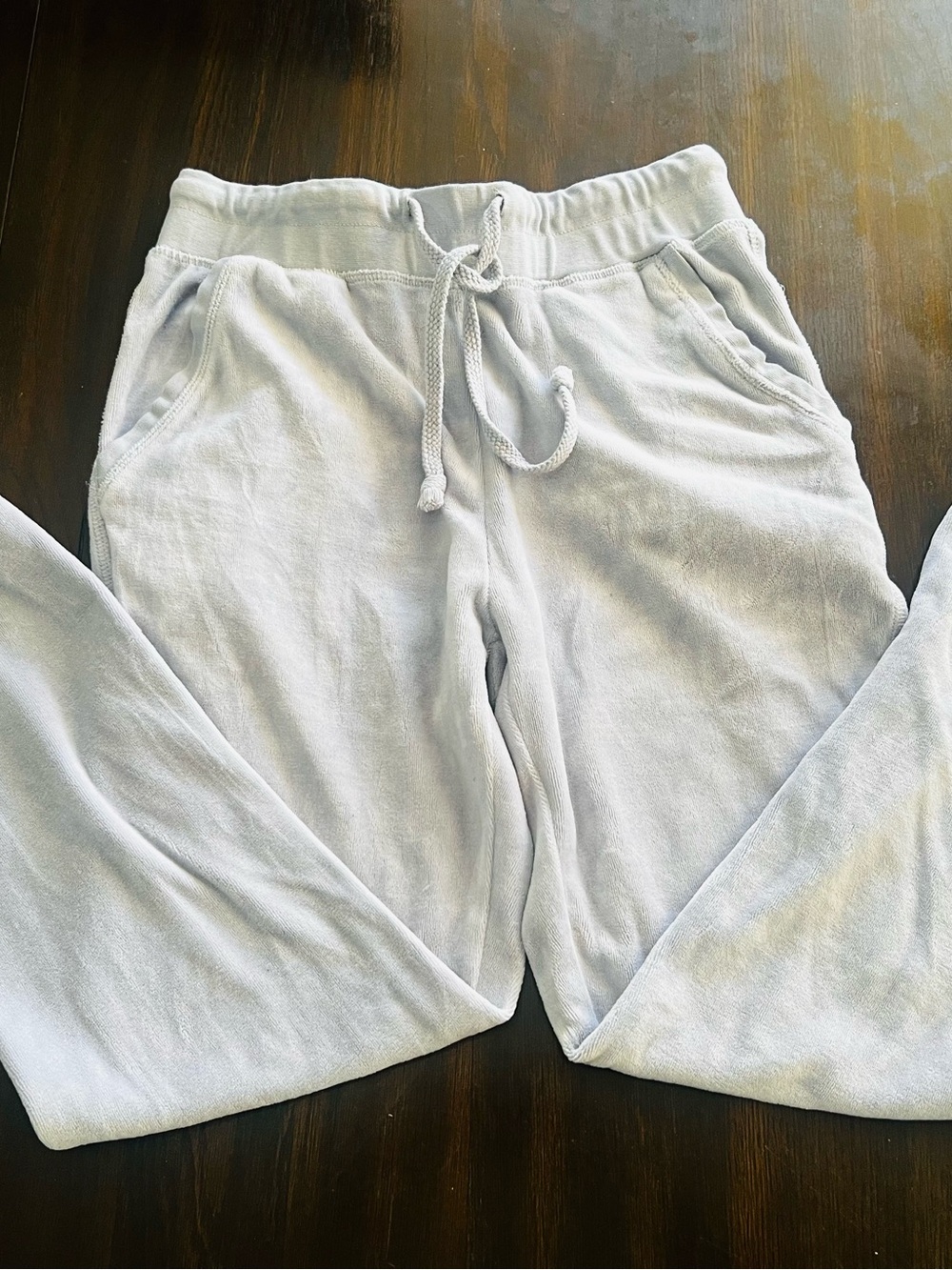 Fashion Nova Light Gray Drawstring Sweatpants